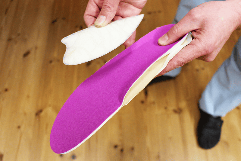 運動機能軸を整えるインソール